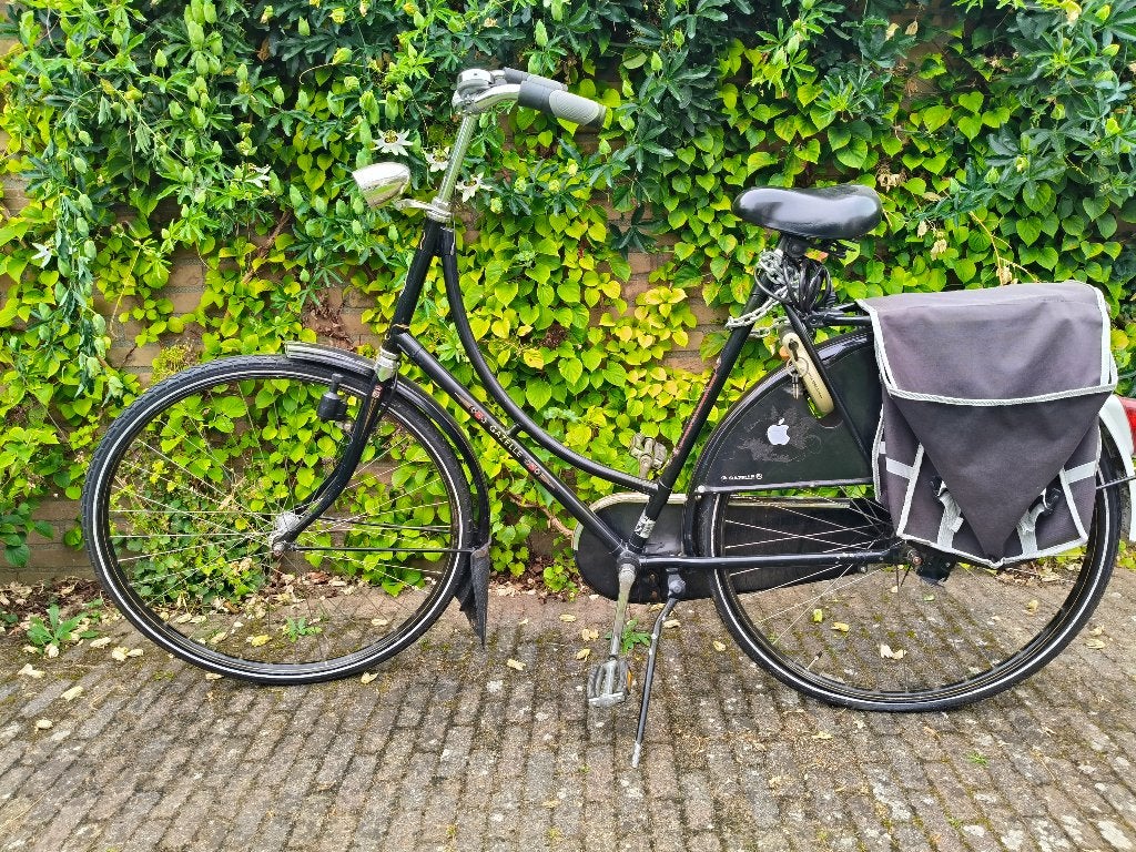 Gazelle omafiets, Fietsen en Brommers, Fietsen | Dames | Omafietsen, Terugtraprem, Gebruikt, Gazelle, 56 cm of meer