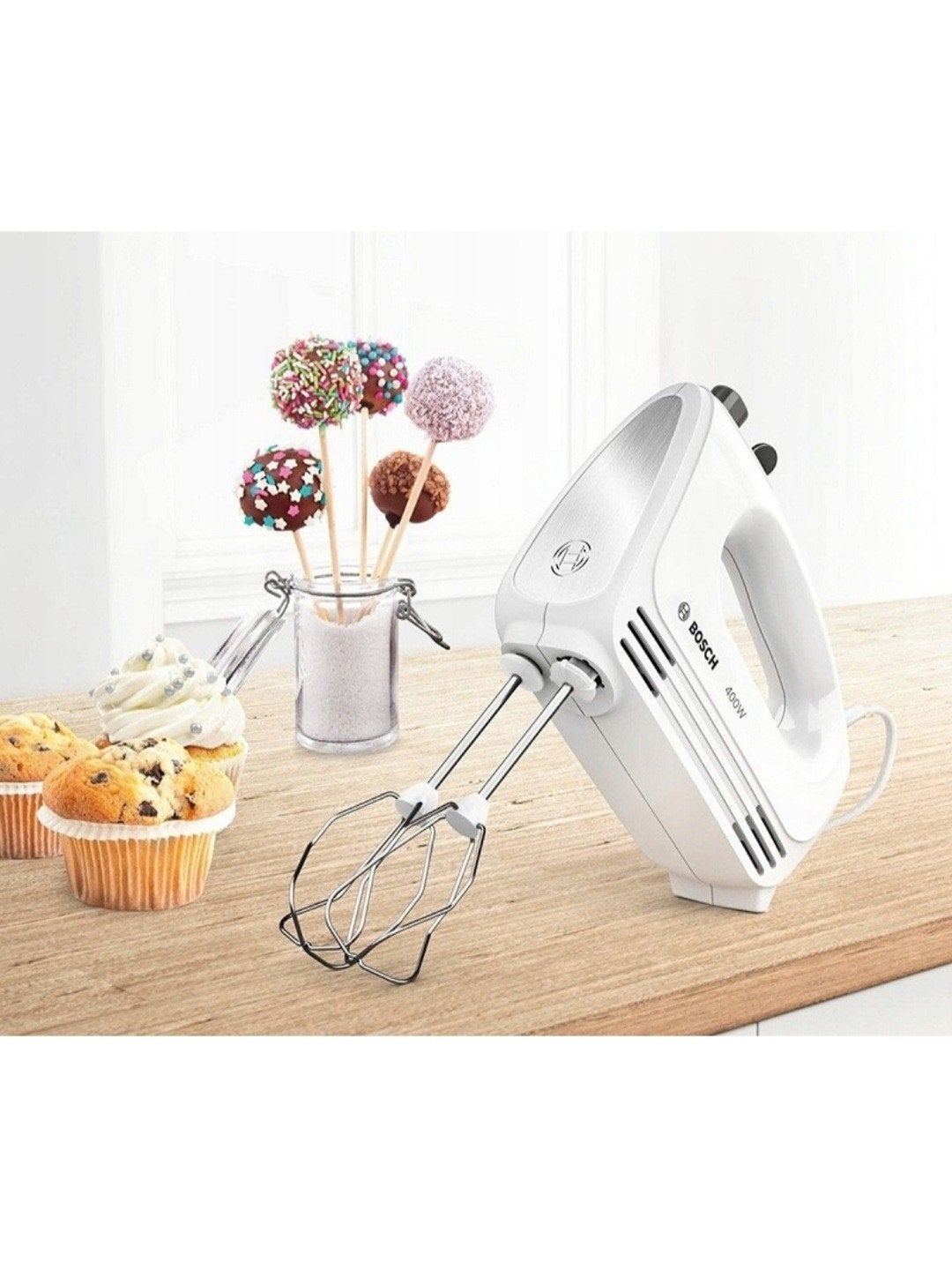 Bosch MFQ24200 CleverMixx Handmixer - Krachtig en Stil, Witgoed en Apparatuur, Keukenmixers, Ophalen of Verzenden, Nieuw, Vaatwasserbestendig