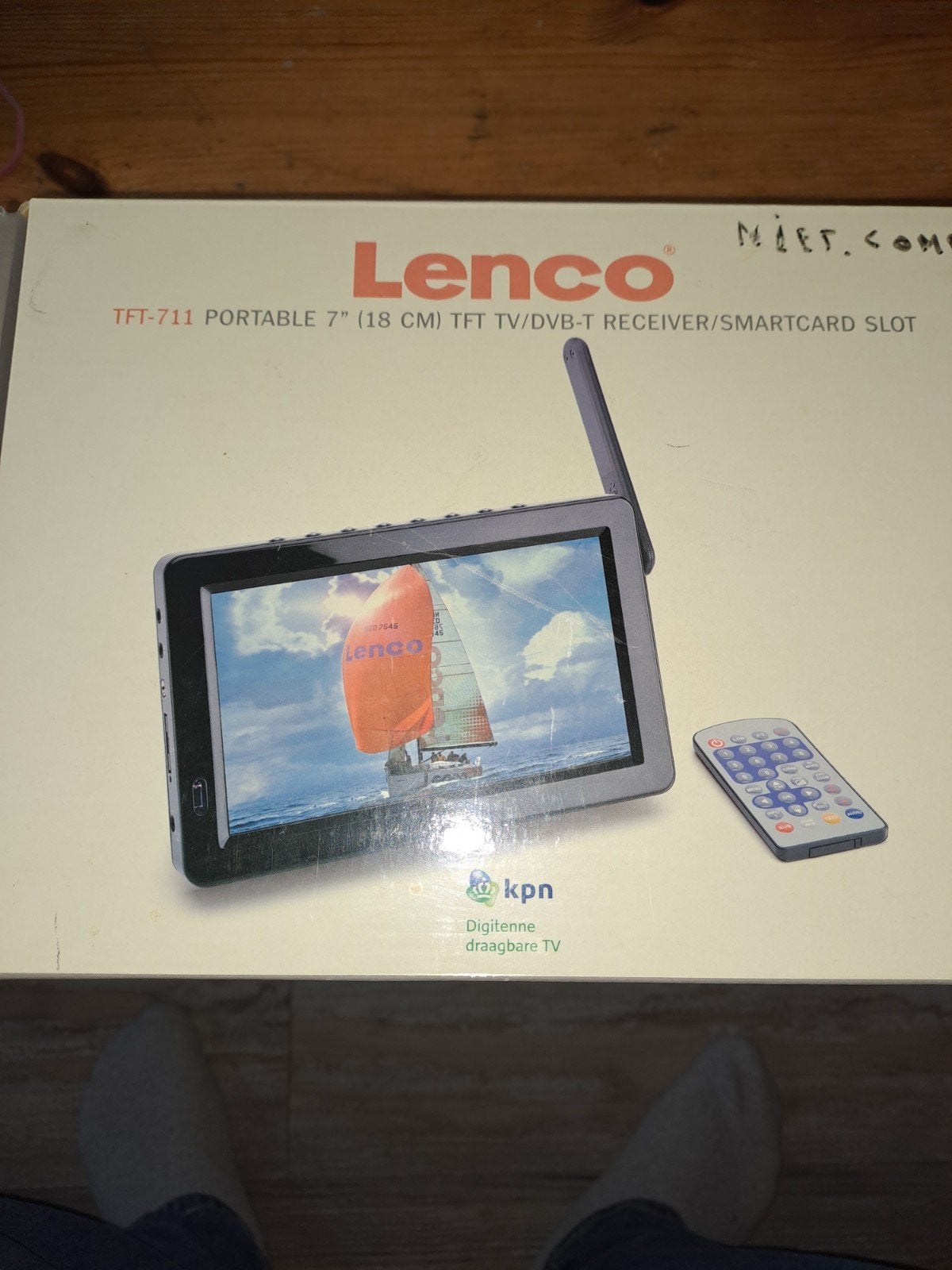Lenco TFT-711 Draagbare TV met DVB-T Receiver en KPN, Audio, Tv en Foto, Televisies, Gebruikt, 50 Hz, Minder dan 40 cm, Ophalen