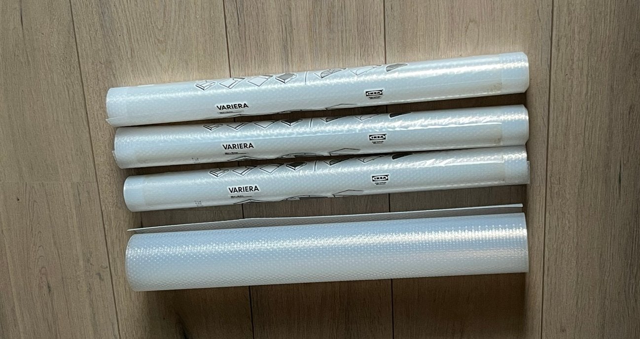 NIEUW! IKEA Variera ladefolie transparant nopjes 3 voor €10, Ophalen, Overige typen, IKEA, Kunststof