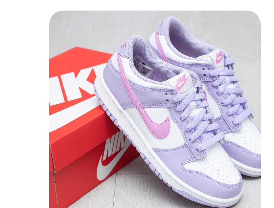 Nike Dunk Low GS – Light Violet / White & Pink, Ophalen of Verzenden, Nieuw, Roze