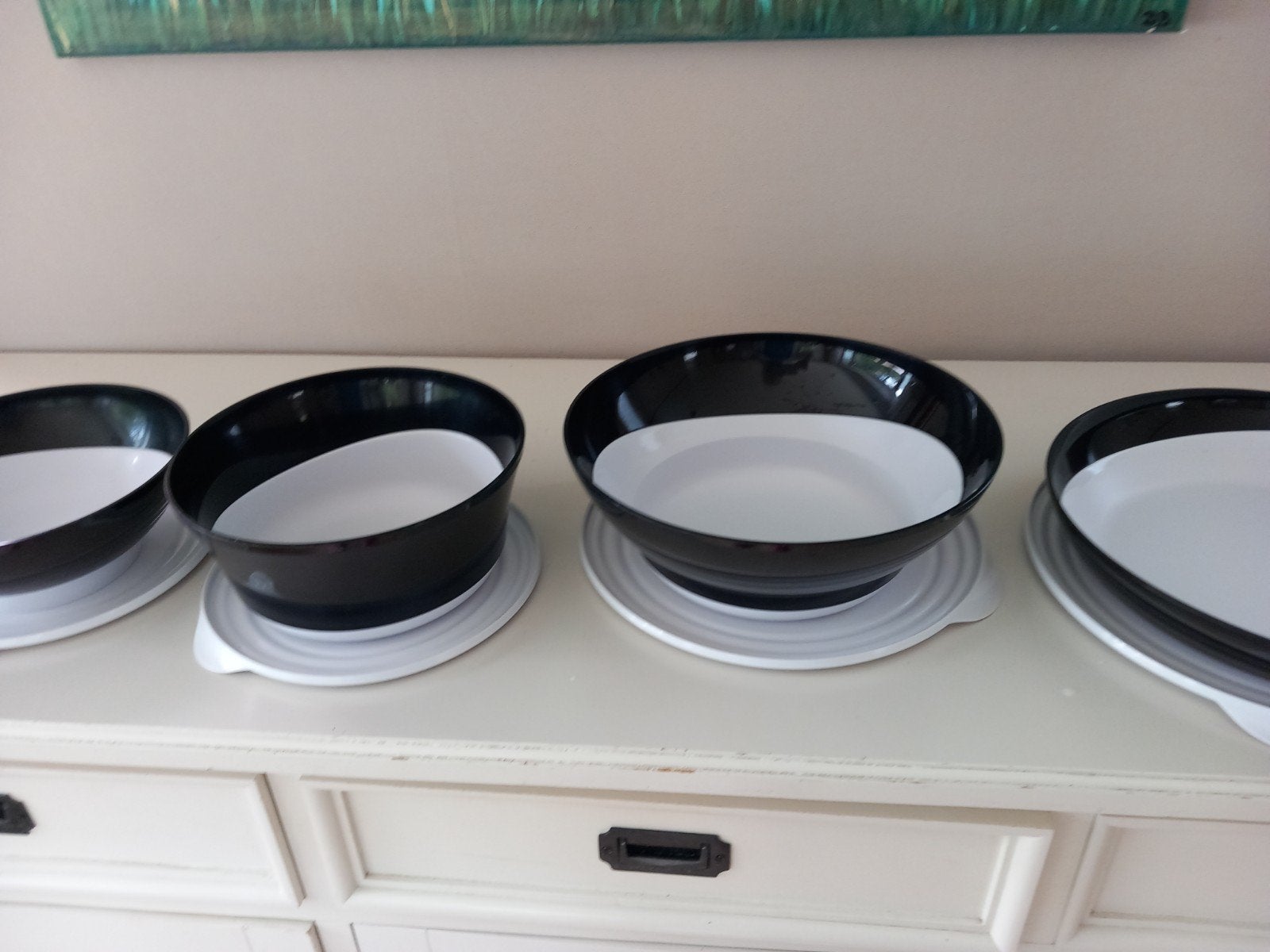 TUPPERWARE SCHALEN, Ophalen of Verzenden, Nieuw, Wit, Schaal