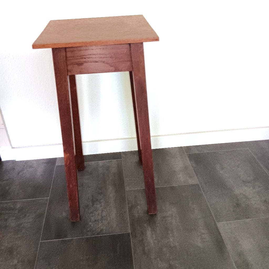 Houten bijzettafel - plantentafel - antiek -vintage, Antiek en Kunst, Ophalen of Verzenden