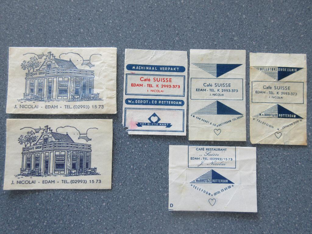 6 x Edam, café Suisse, Verzenden, Nederland