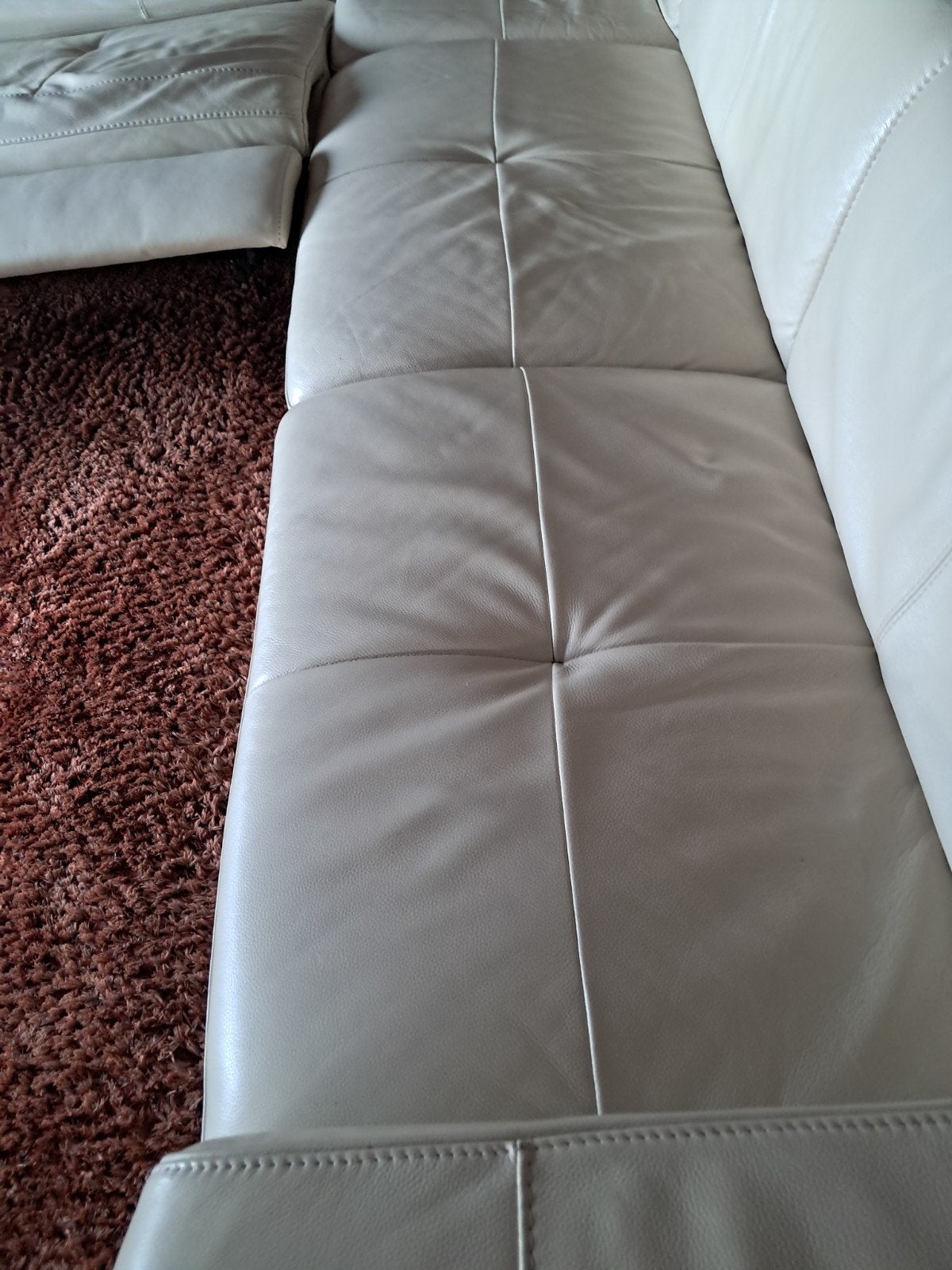 Foto 4 van Leren hoekbank met 2 elektrische relaxfuncties