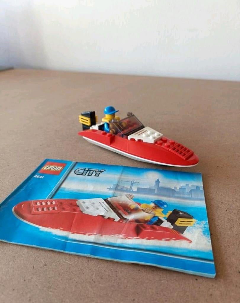 Lego City speedboot 4641, Ophalen of Verzenden, Gebruikt, Complete set, Lego