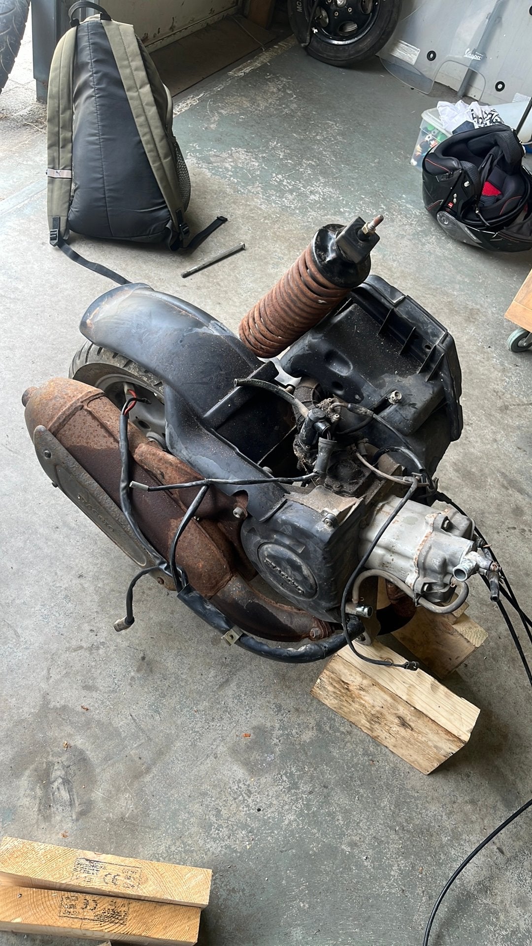Onversleuteld Hexagon 150cc blok, Ophalen of Verzenden, Zo goed als nieuw, Blok, Piaggio