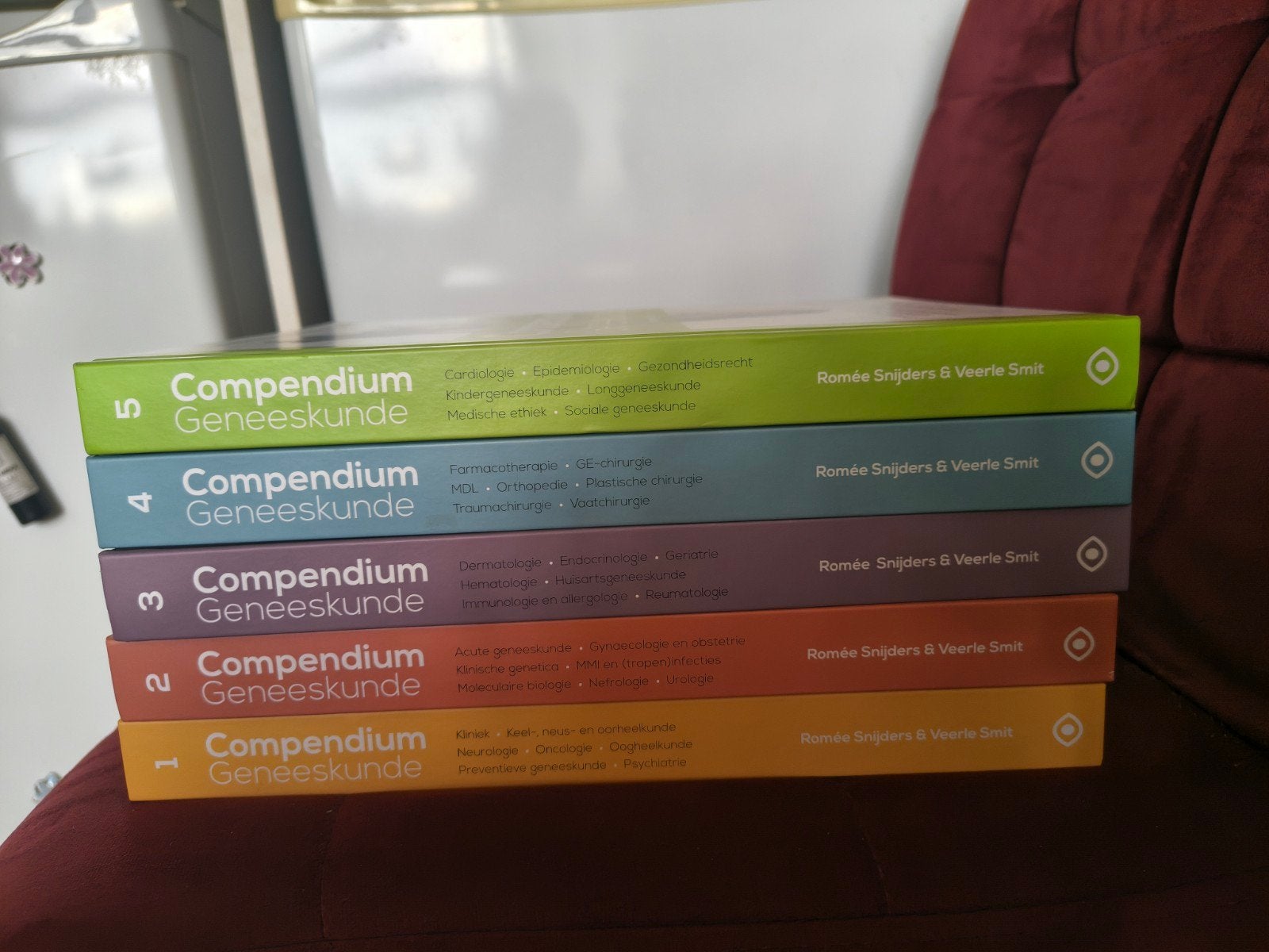 Compendium Geneeskunde 2.0 - Complete set (5 delen), Ophalen, Zo goed als nieuw, Beta, Rom&eacute; Snijders & Veerle Smit