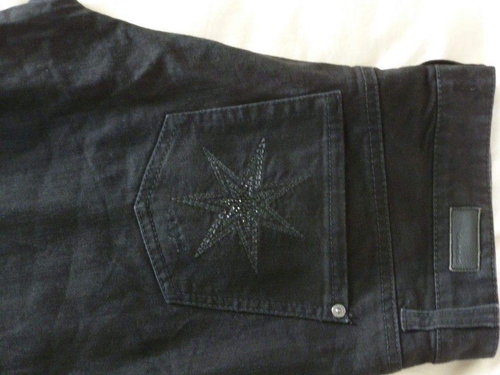 CAMBIO jeans zwart 42 / L32 -GRATIS zend, Verzenden, Zwart, Maat 42/44 (L), Zo goed als nieuw