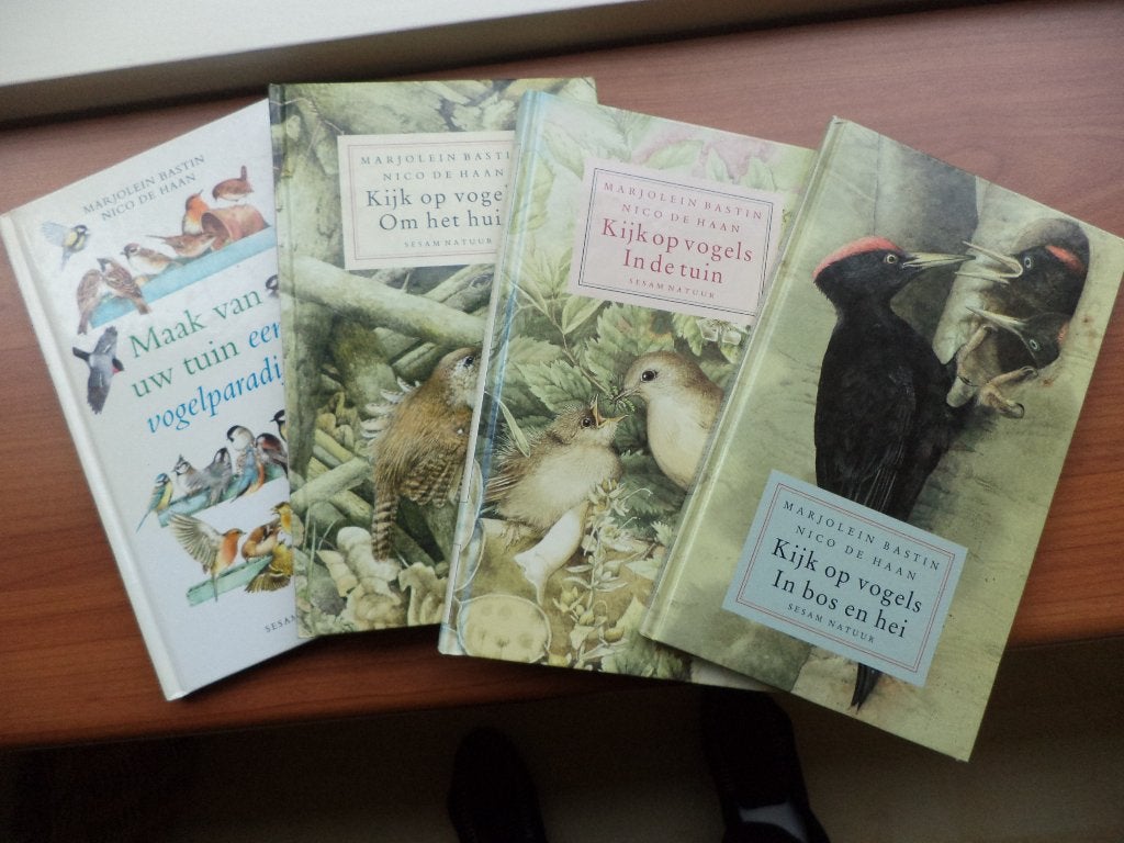 Marjolein Bastin, Kijk op vogels 3x + Maak Vogelparadijs, Boeken, Ophalen of Verzenden, Zo goed als nieuw, Vogels