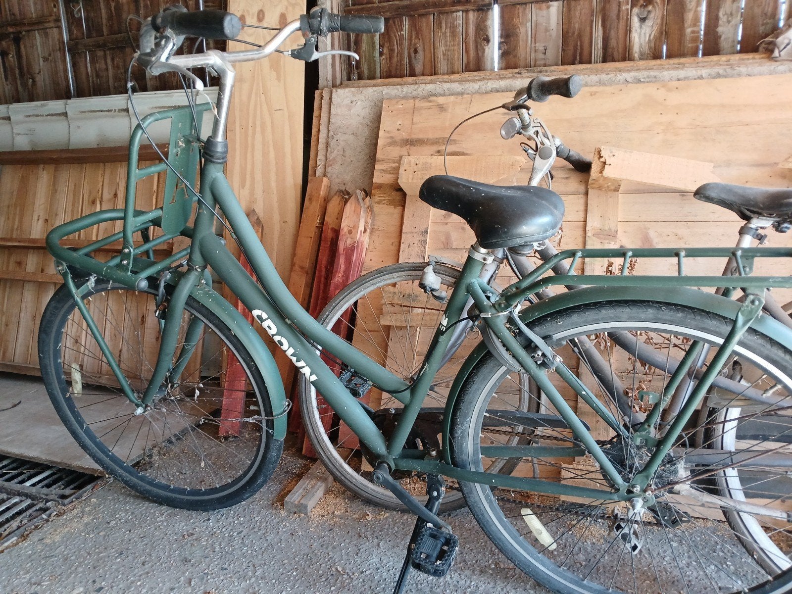 crown fiets, Ophalen, Gebruikt, Terugtraprem, Crown