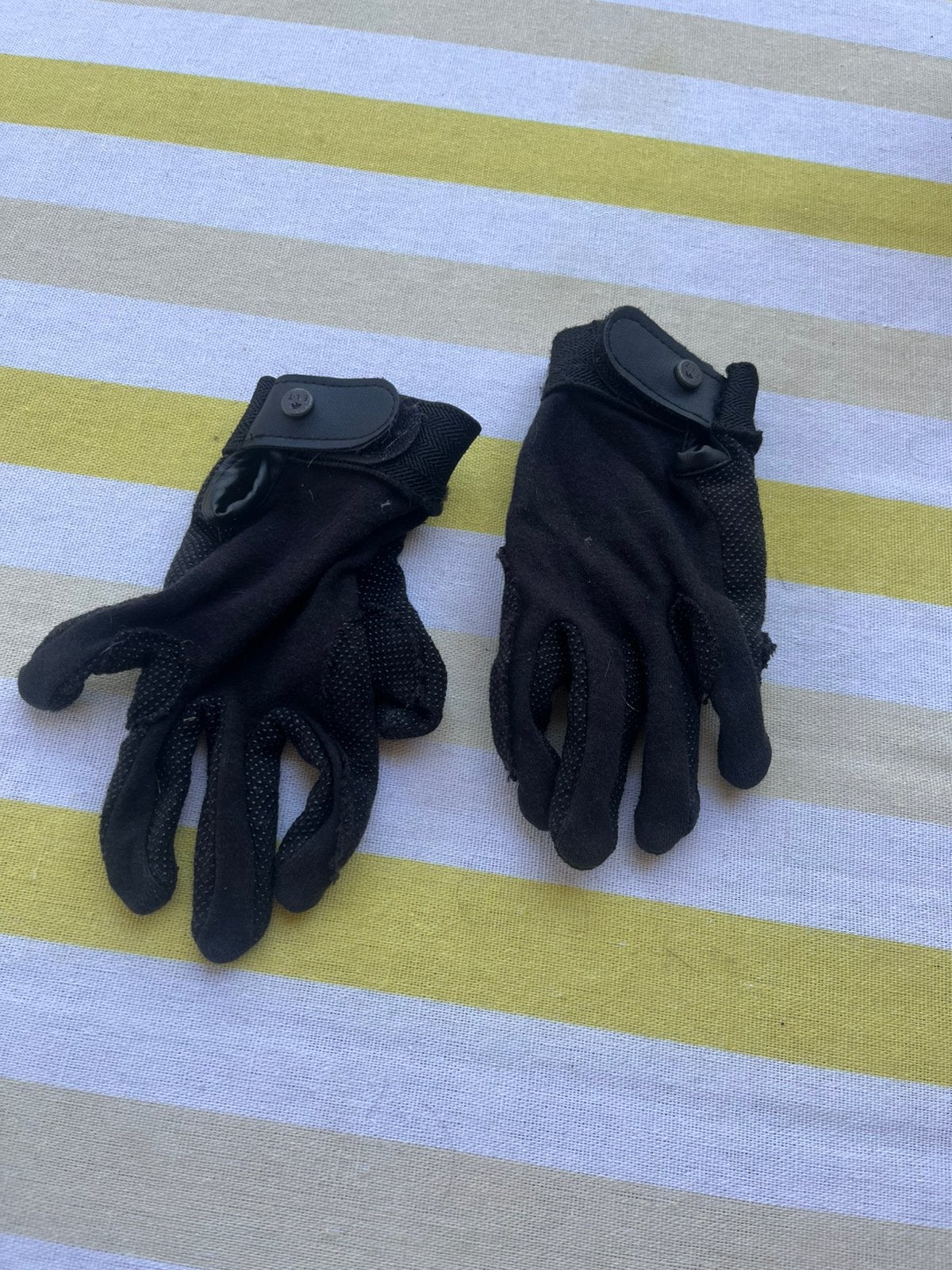 Zwarte paardrijhandschoenen, Verzenden, Gebruikt, Kinderen, Bovenkleding