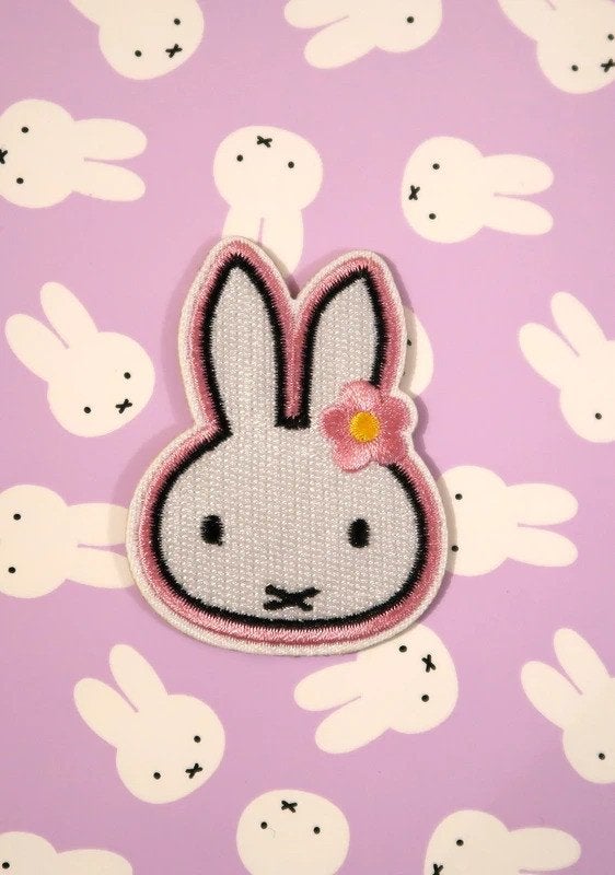 Nijntje Miffy opstrijkplaatje patch badge applicatie, Verzenden, Nieuw, Overige applicaties