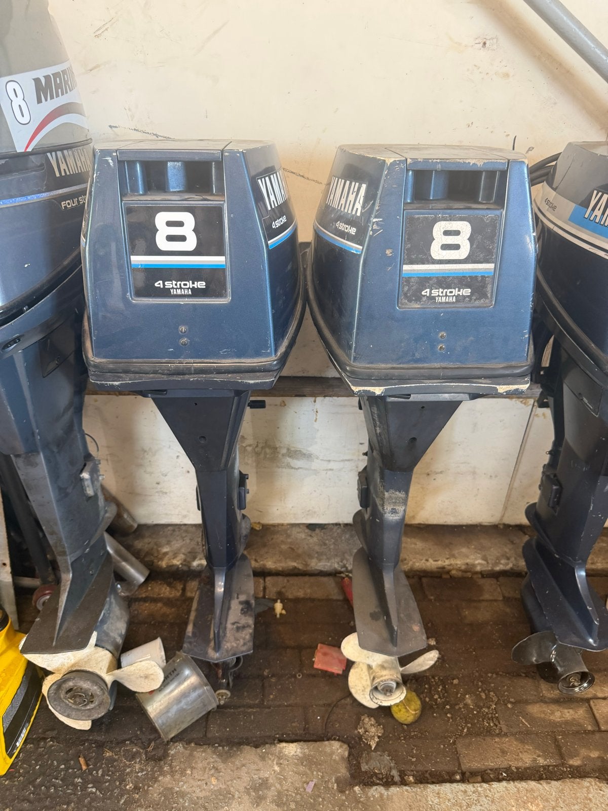 2x Yamaha 8 pk voor onderdelen/handelaren, Ophalen, Gebruikt, 5 tot 10 pk, Viertaktmotor