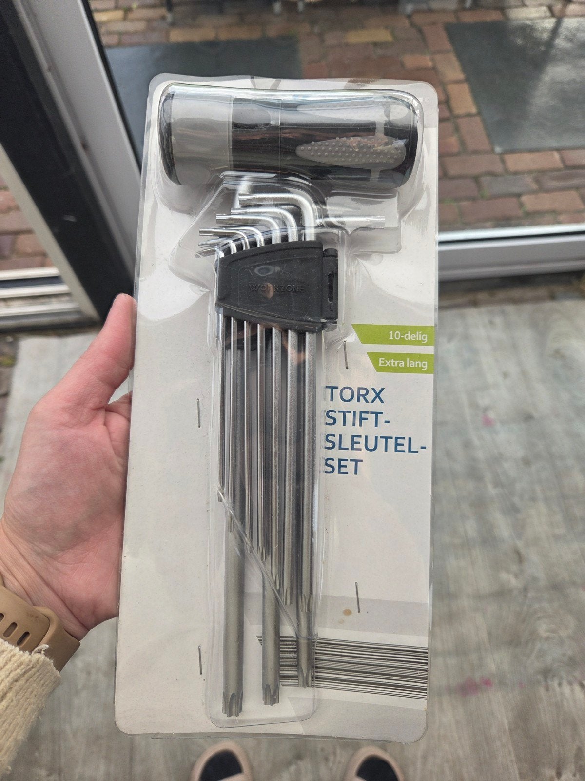 TORX Stiftsleutelset - 10-delig Extra Lang, Ophalen of Verzenden, Nieuw