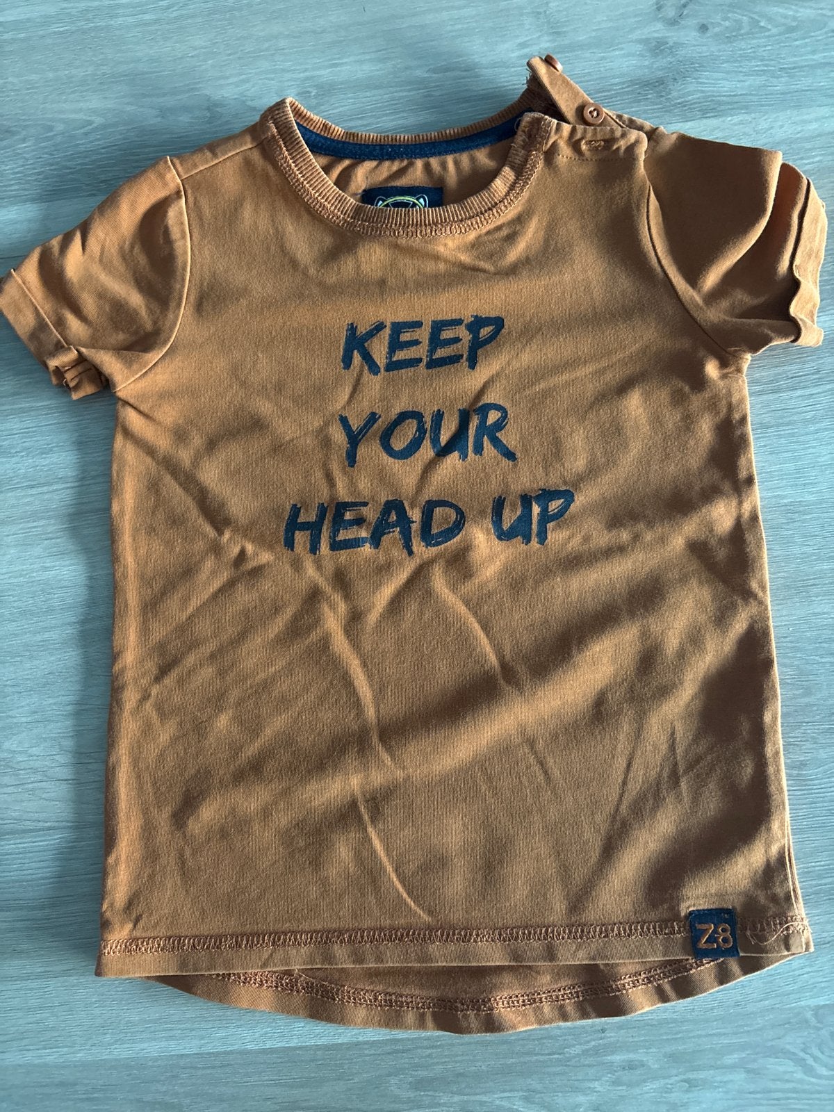 Z8 Jongens T-shirt "Keep Your Head Up" Maat 92/98, Ophalen of Verzenden, Zo goed als nieuw, Jongen, Shirt of Longsleeve
