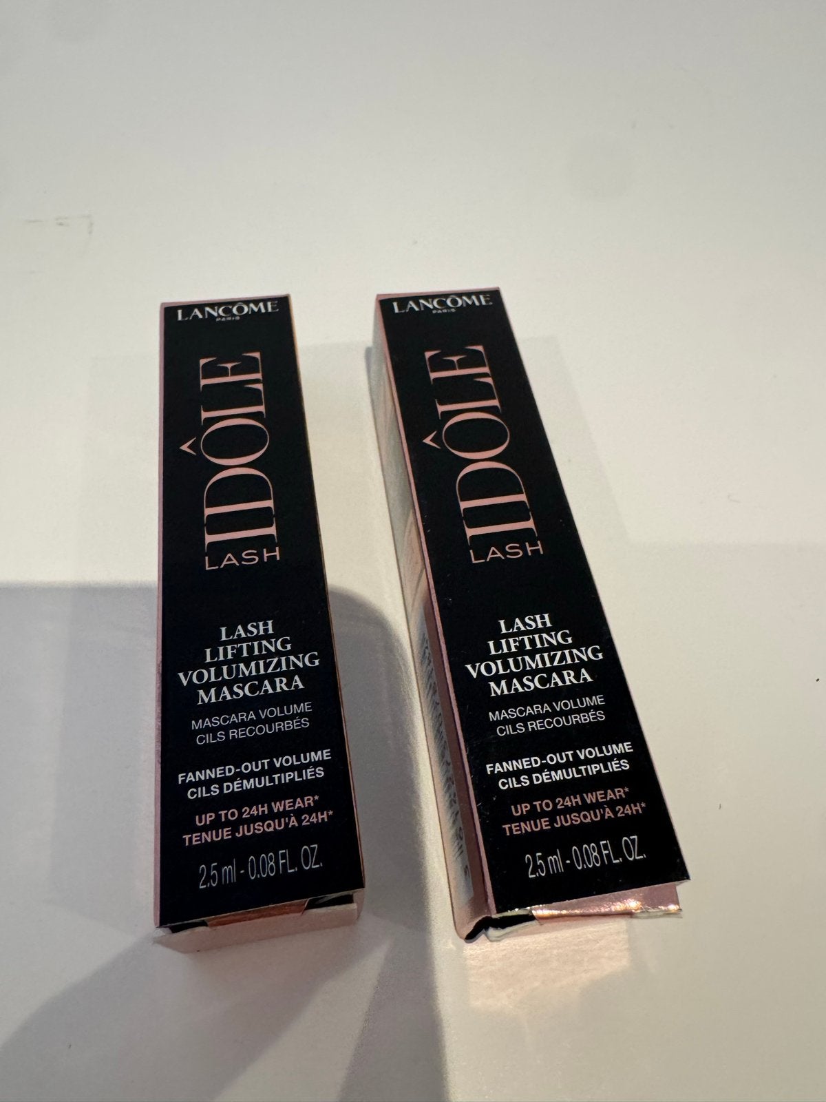 2x Lancôme Idôle Lash Mascara, Ogen, Zwart, Nieuw, Ophalen of Verzenden