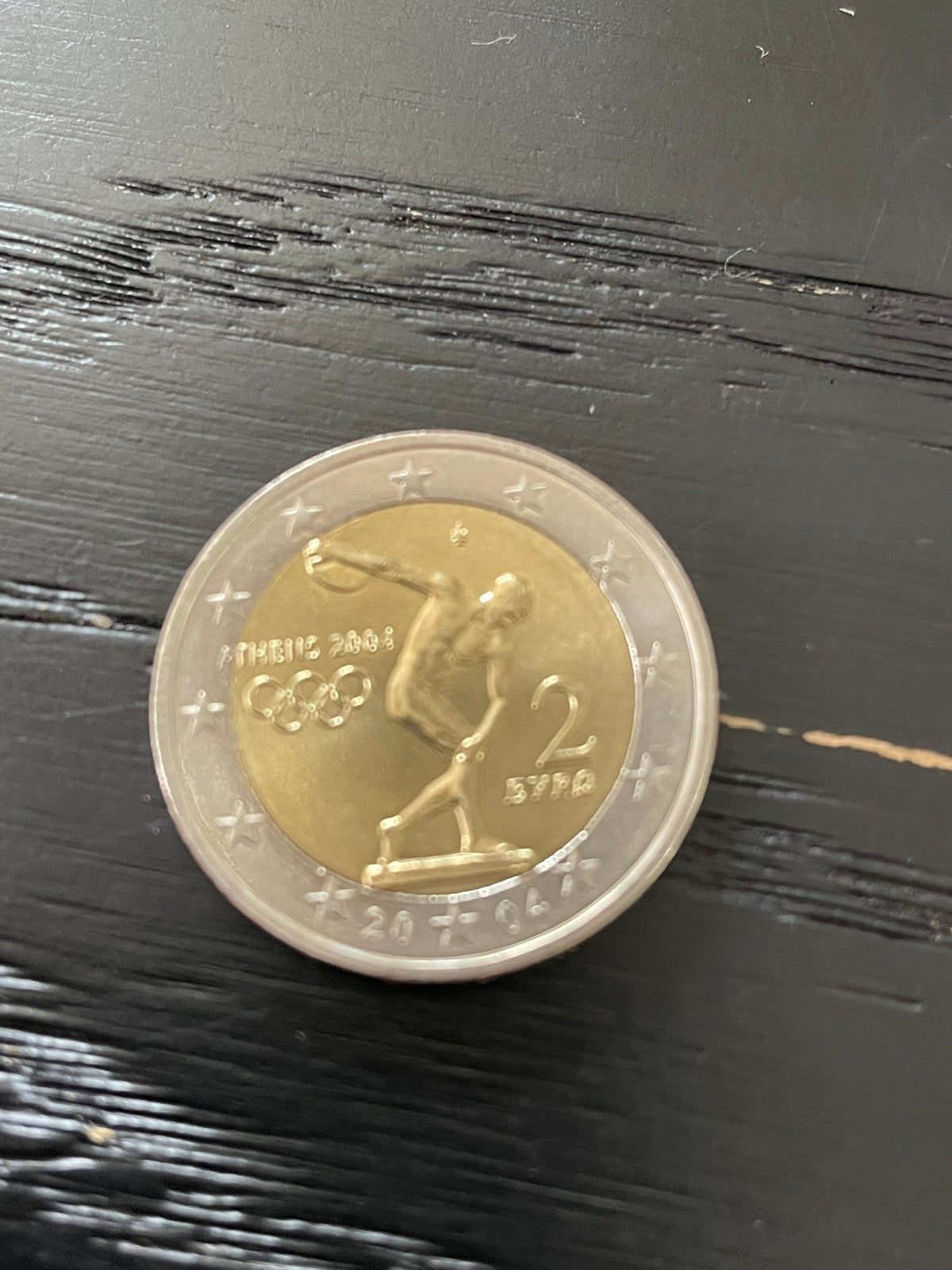 2 Euro munt Griekenland Olympische Spelen Athene 2004, Verzenden, Griekenland, 2 euro, Losse munt
