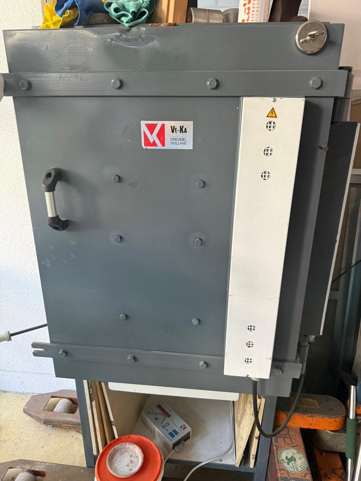 Veka Keramiekoven Deur, stapelmateriaal, stookcomputer, Ophalen, Zo goed als nieuw, Minder dan 45 cm