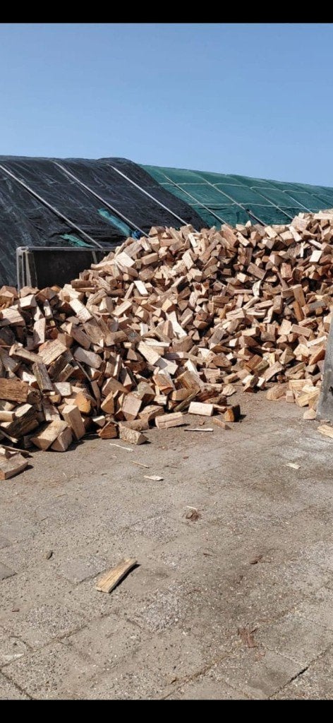 Haardhout, 6 m³ of meer, Ophalen, Eikenhout, Blokken
