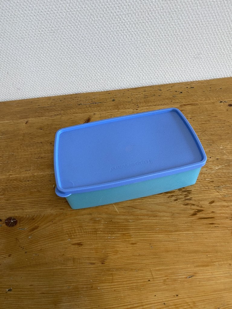 Tupperware Bakje ( blauw, 23 Lang, 14 Breed, 7 Hoog ), Ophalen of Verzenden, Gebruikt, Blauw