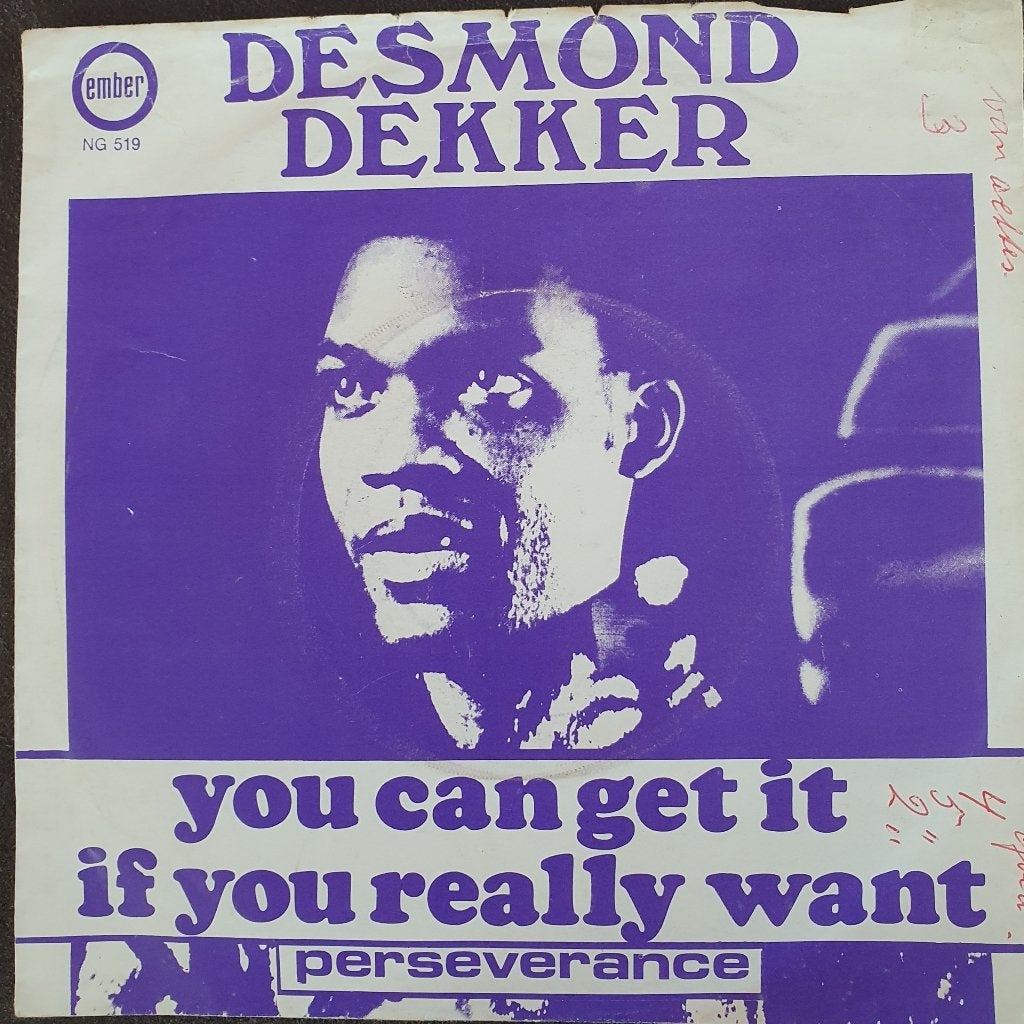 Desmond Dekker - You Can Get It If You Really Want, Cd's en Dvd's, Gebruikt, Verzenden, 7 inch, Beschermende buitenhoes