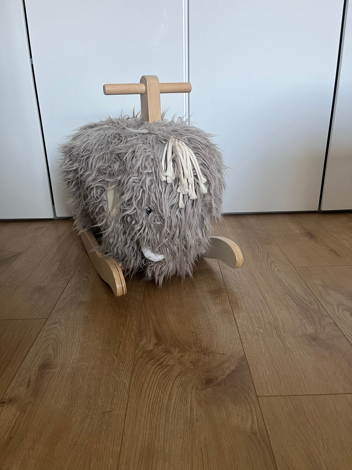 Schattige mammoet hobbelpaard voor de kleintjes, Ophalen, Gebruikt, Jongen of Meisje