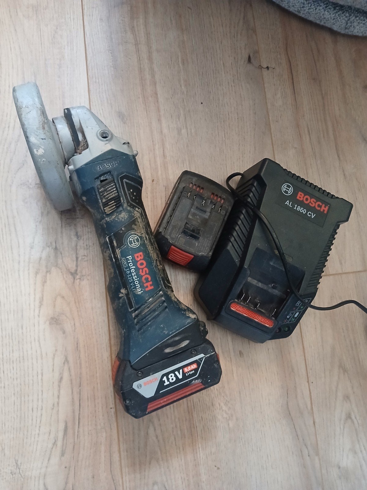 Bosch professional accu flex was nieuw over 400 euro, Ophalen of Verzenden, 1000 watt of meer, Haakse handslijpmachine