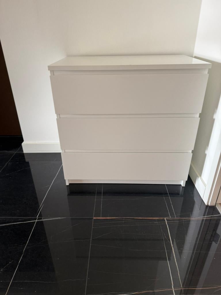 Ikea Malm ladekast, Huis en Inrichting, Ophalen, 50 tot 100 cm, Zo goed als nieuw, 3 of 4 laden