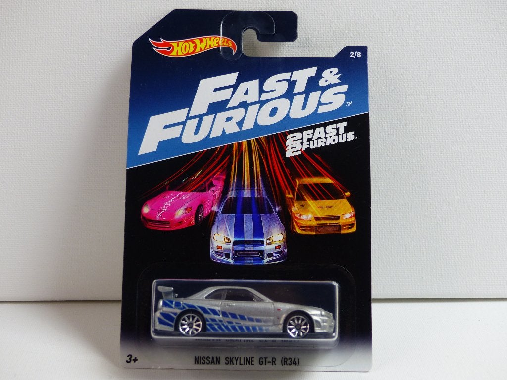 Hot Wheels Nissan Skyline R34 Fast & Furious, Hobby en Vrije tijd, Auto, Unknown, Nieuw, Ophalen of Verzenden