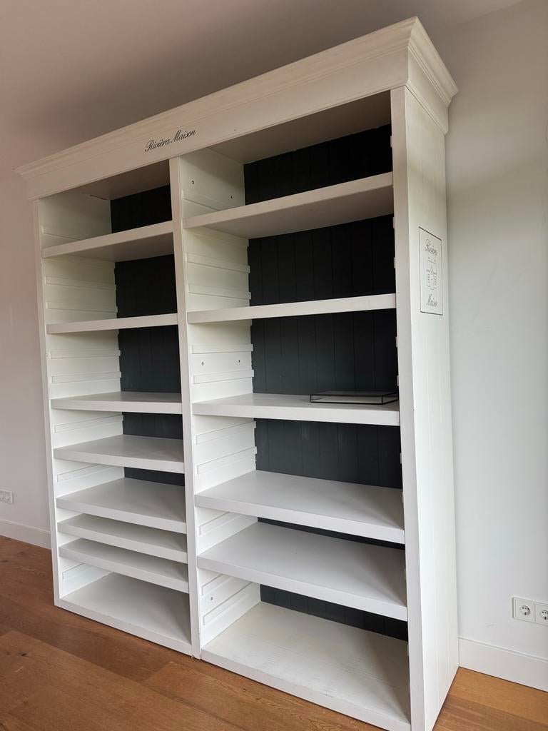 Riviera Maison Boekenkast Wandkast - Stijlvol en Ruim, Huis en Inrichting, Kasten | Boekenkasten, Ophalen, Met plank(en), 200 cm of meer