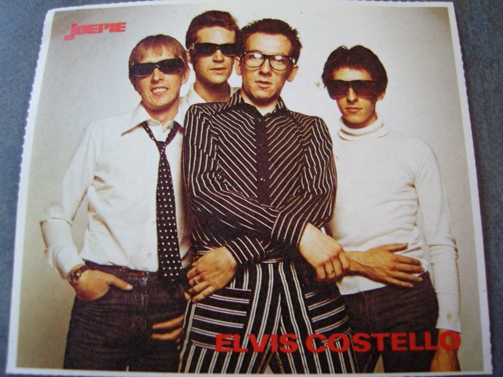 sticker joepie POP elvis costello, Ophalen, Zo goed als nieuw