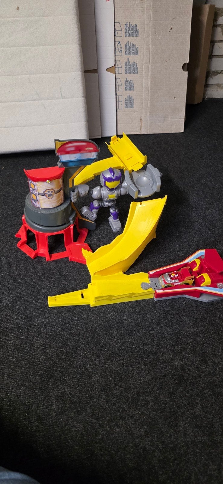 Paw Patrol Race & Rescue Speelset met Voertuigen, Ophalen, Gebruikt, Jongen of Meisje