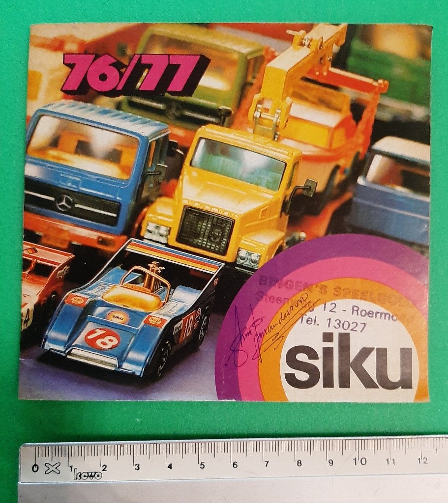 Siku Catalogi diverse jaren, Ophalen of Verzenden, Zo goed als nieuw, Bus of Vrachtwagen, SIKU