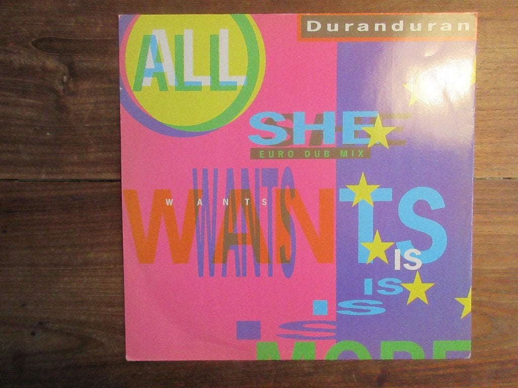 Duran Duran All she wants is - 12", Ophalen of Verzenden, Gebruikt, 12 inch