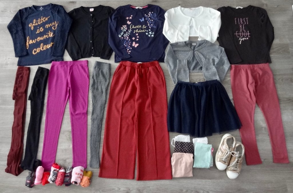 Pakket meisjes kleding maat 134 140, Ophalen of Verzenden, Zo goed als nieuw, Meisje, Jurk of Rok
