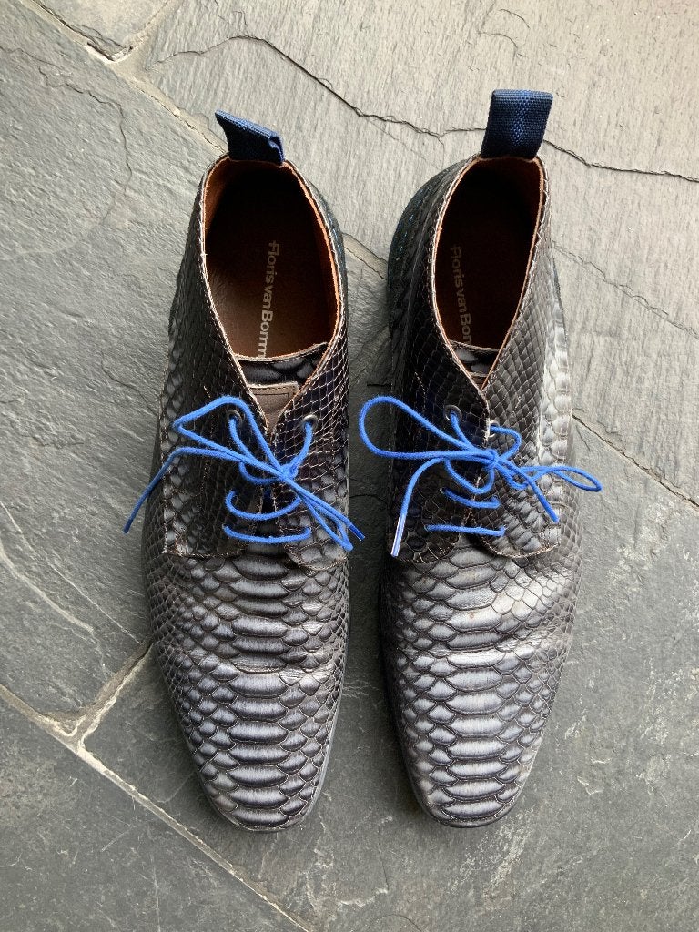 Gave blauwe Floris van Bommel schoenen maat 10,5, Kleding | Heren, Schoenen, Blauw, Floris van Bommel, Ophalen of Verzenden, Zo goed als nieuw
