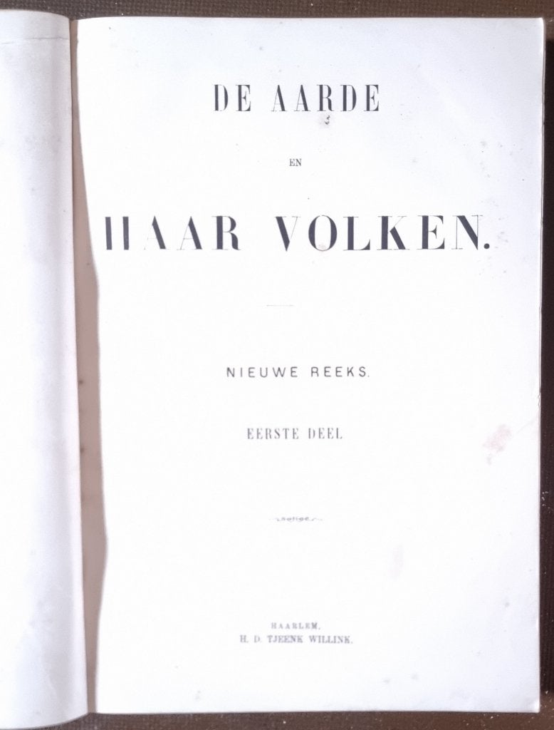 De aarde en haar volken - Krusema & Tjeenk Willink - 1905, Ophalen of Verzenden, Krusema; Tjeenk Willink
