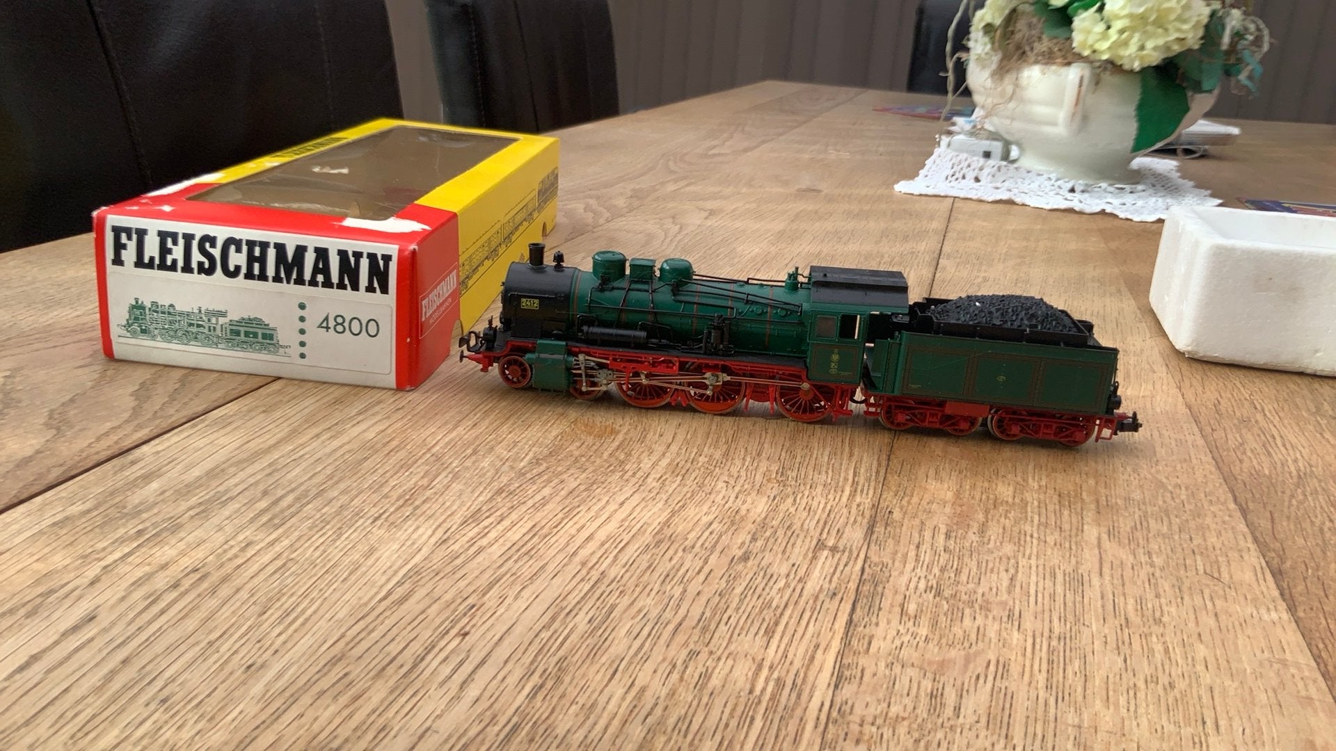 Fleischmann stoomlok cat.nr.4800, Fleischmann, Ophalen of Verzenden, Zo goed als nieuw, Gelijkstroom