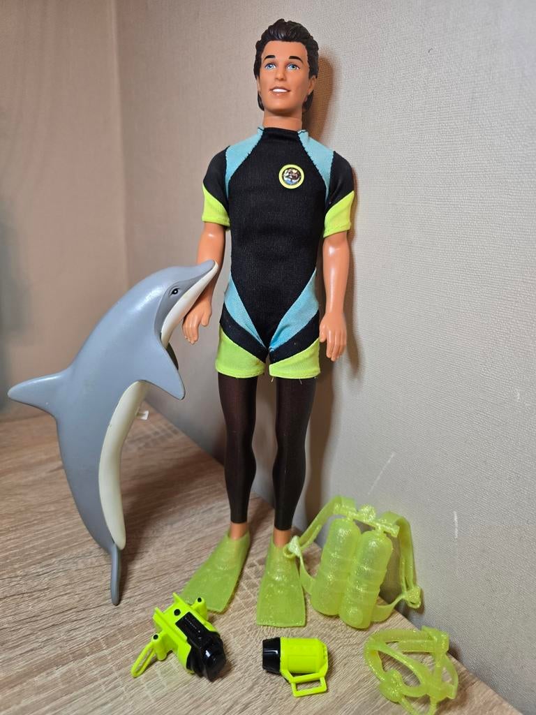 Barbie Ken Ocean Friends - vintage Mattel, Ophalen of Verzenden