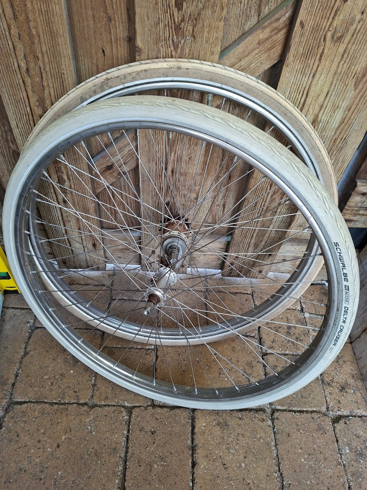 28 x 1 1/2 inch omafietswielen, Fietsen en Brommers, Fietsonderdelen, Ophalen of Verzenden