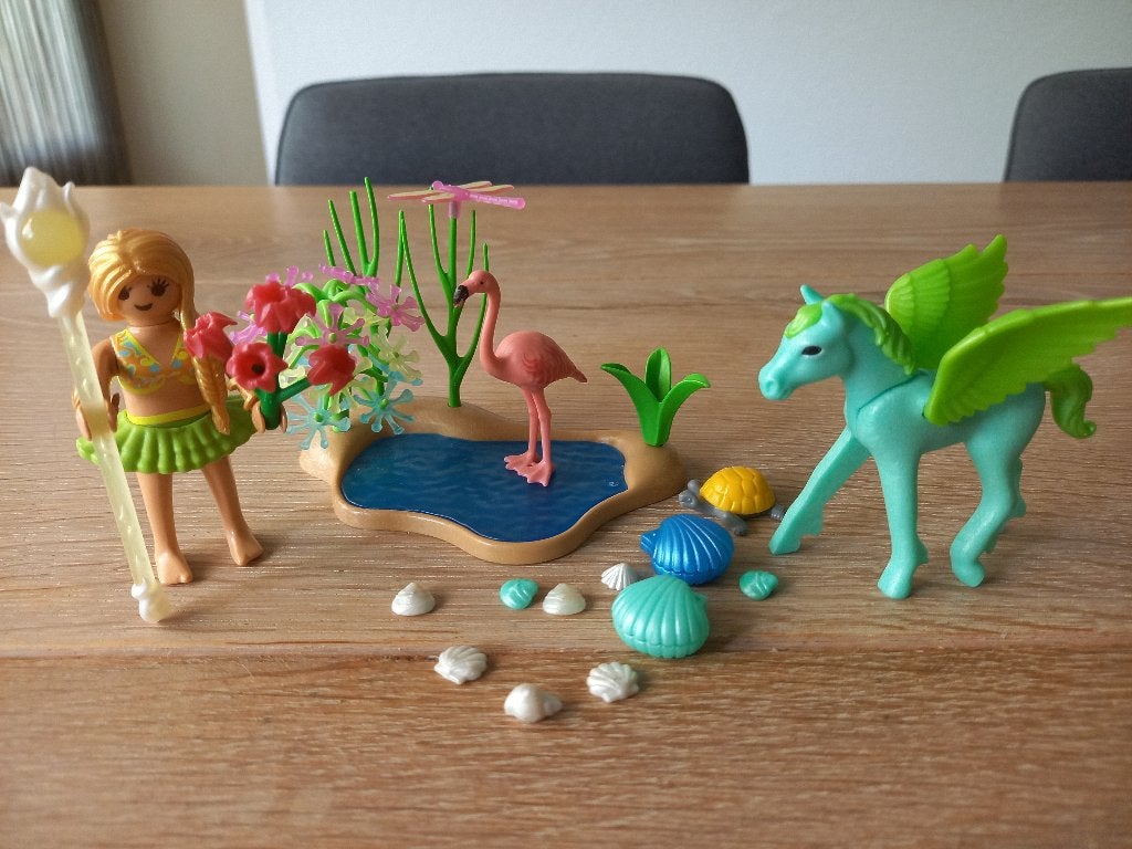 Playmobil Zomerfee met pegasus veulen - 5352 COMPLEET, Ophalen of Verzenden, Zo goed als nieuw