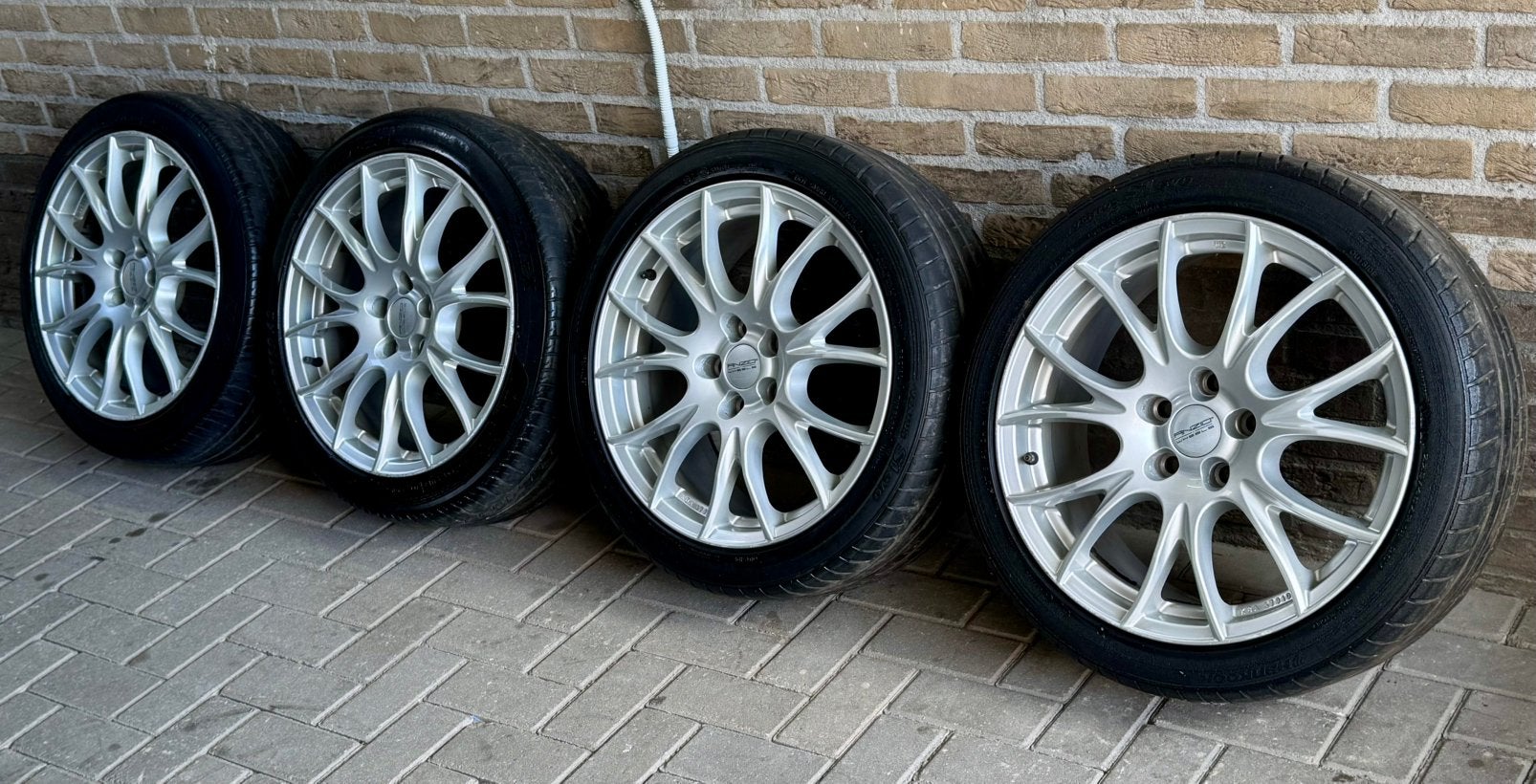 5x114.3 18 inch Anzio velgen Hyundai, Mazda, Kia, Citroen, 18 inch, Gebruikt, Banden en Velgen, Ophalen of Verzenden