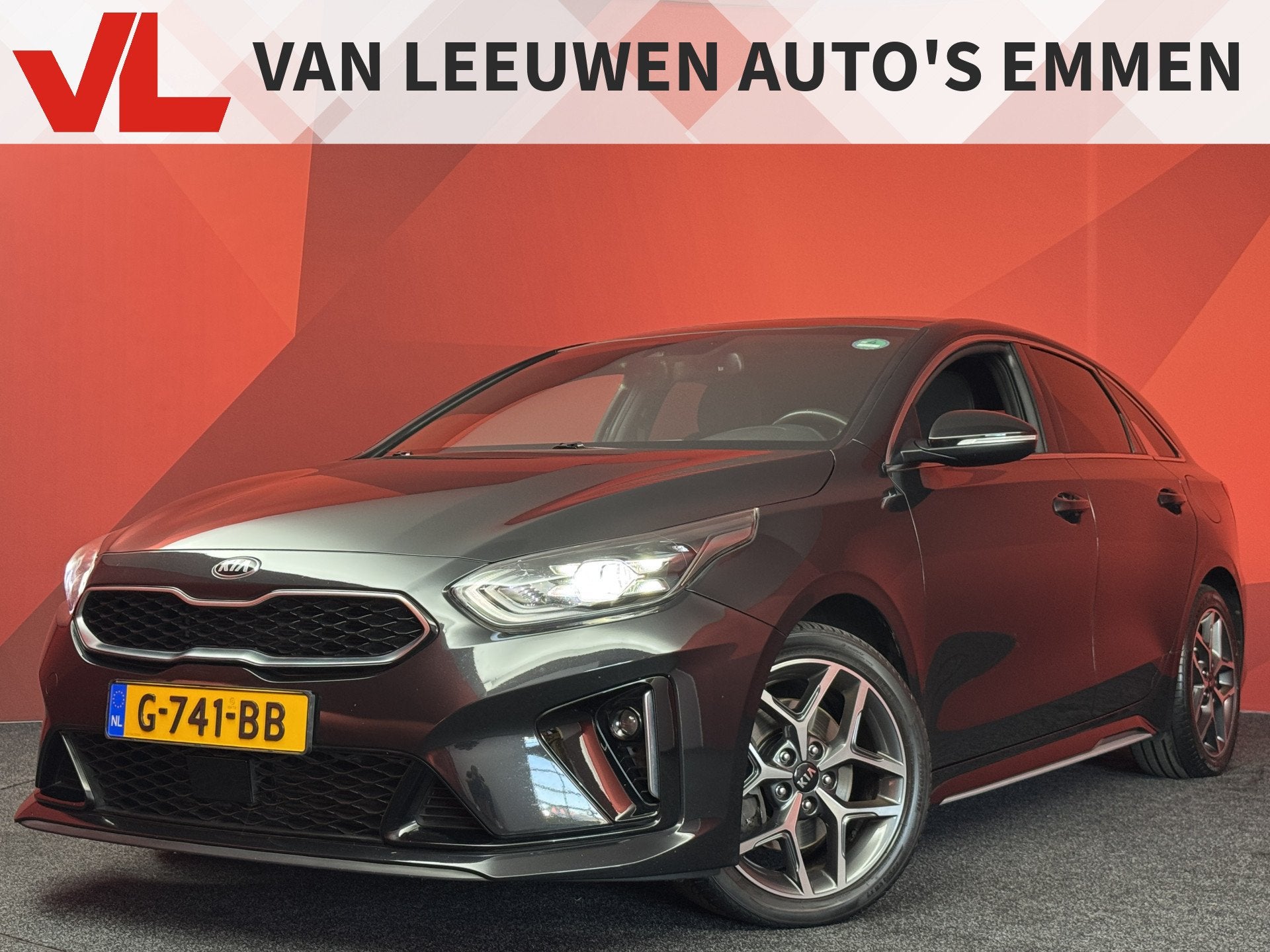 Kia ProCeed 1.0 T-GDI GT-Line | Pano | Stoel/Stuur Ver. | Ca, Auto's, Voorwielaandrijving, Gebruikt, Met garantie (alle), Zwart