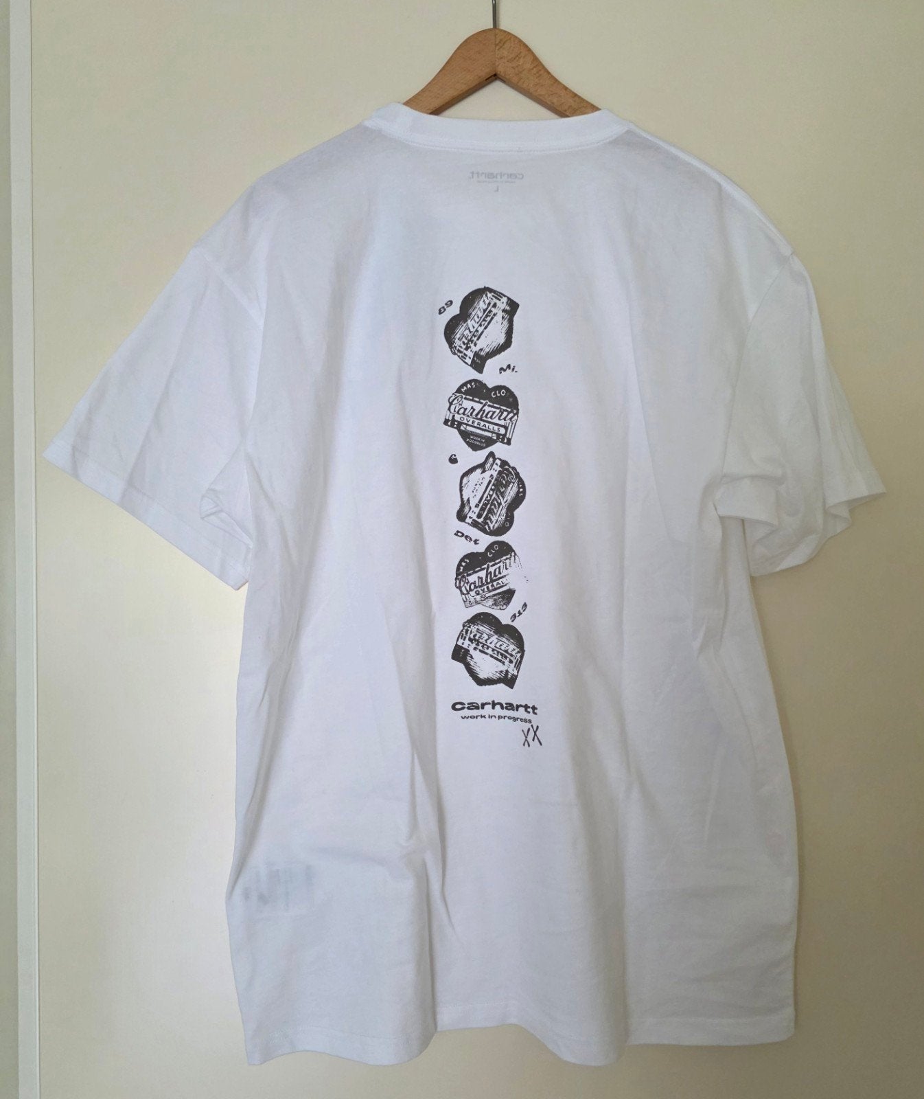 Origineel Carhartt T-shirt - Maat L - Nieuw met kaartjes, Kleding | Heren, T-shirts, Maat 52/54 (L), Wit, Carhartt, Nieuw