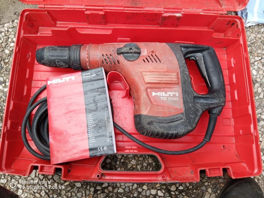 Hilti TE 500 Hakhamer, Ophalen, Boor- en/of Breekhamer