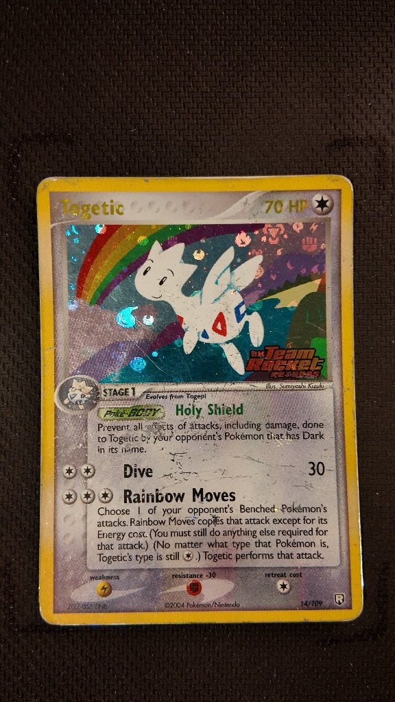 Togetic 1 14 Team Rocket Returns | Pokemon kaart, Ophalen, Zo goed als nieuw, Losse kaart, Foil