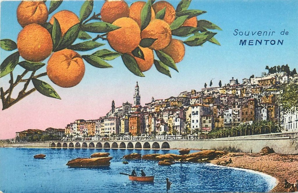 701-475-031 Menton, Verzenden, Voor 1920, Frankrijk