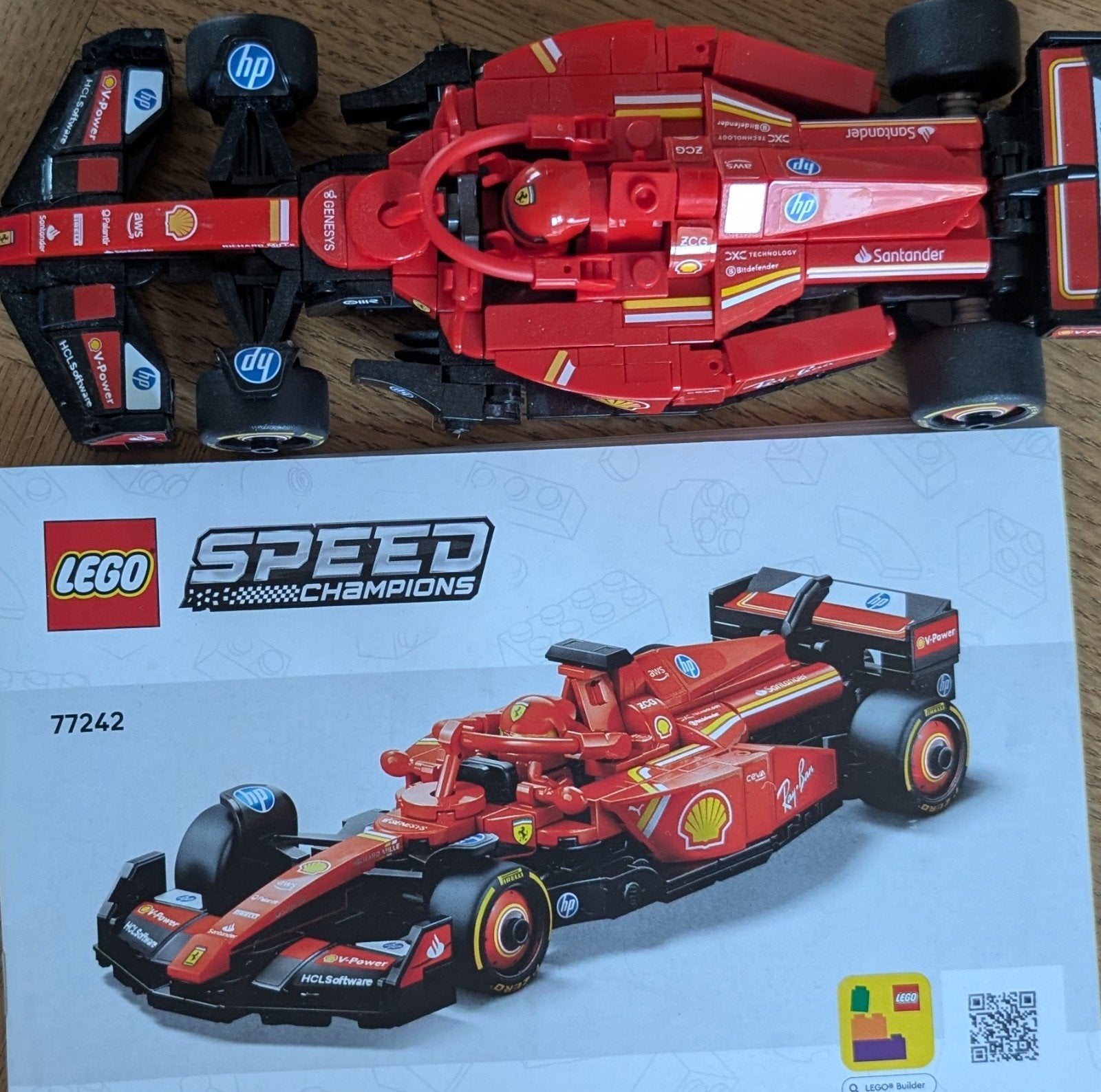 LEGO Speed Champions Ferrari 77242 - Zo goed als nieuw, Ophalen of Verzenden, Zo goed als nieuw, Overige merken