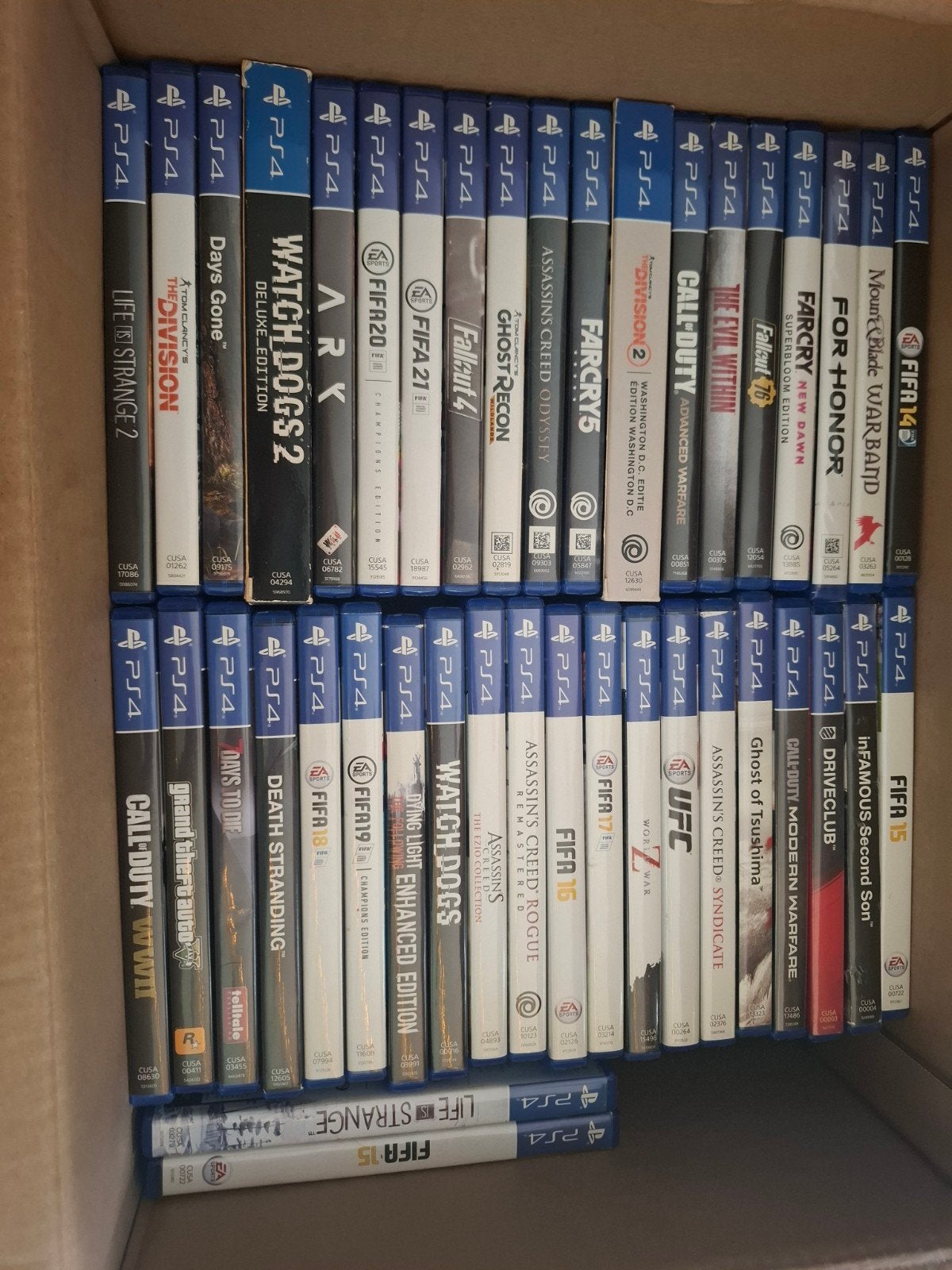 Grote collectie PS4 games - Diverse genres en condities, Spelcomputers en Games, Verzenden, Gebruikt, Overige genres
